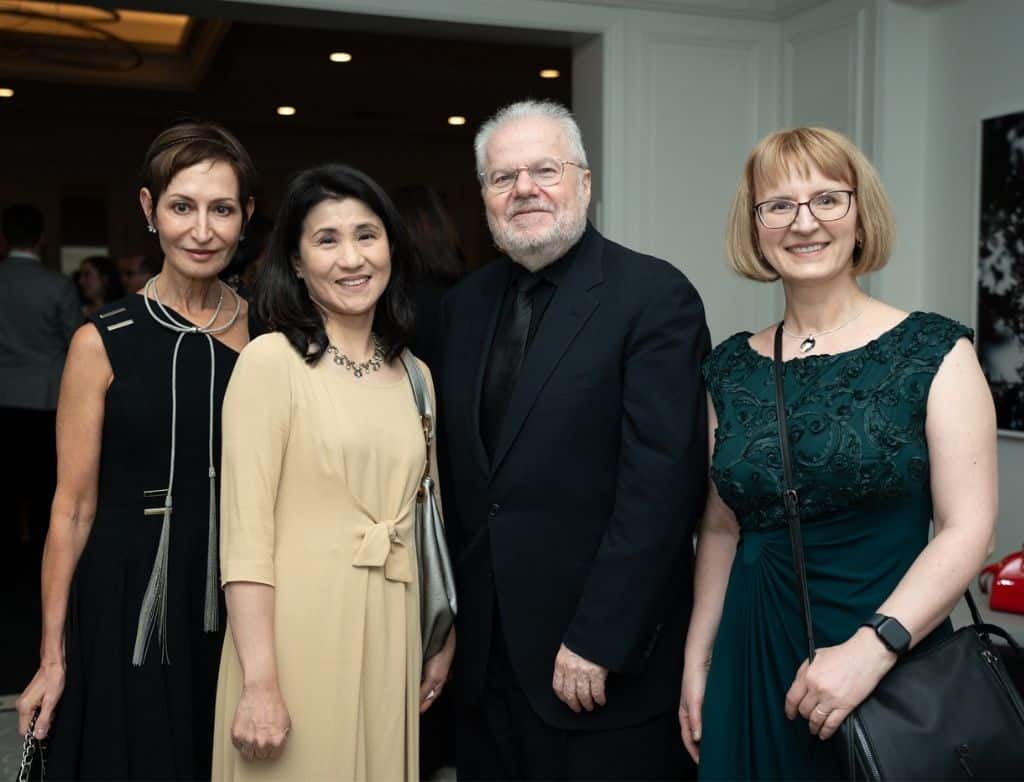Emanuel Ax with Merit's piano faculty