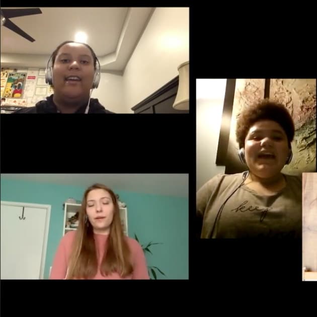 virtual vocal ensemble performance