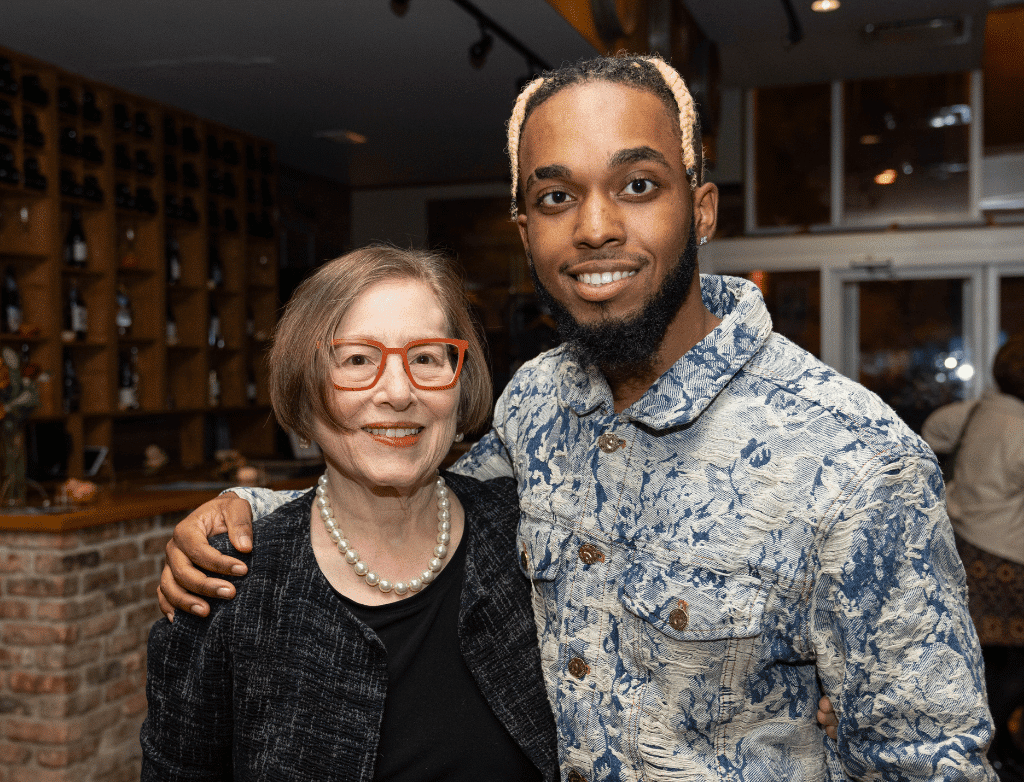 Bryce Thompson with former Merit President & Executive Director Duffie Adelson.